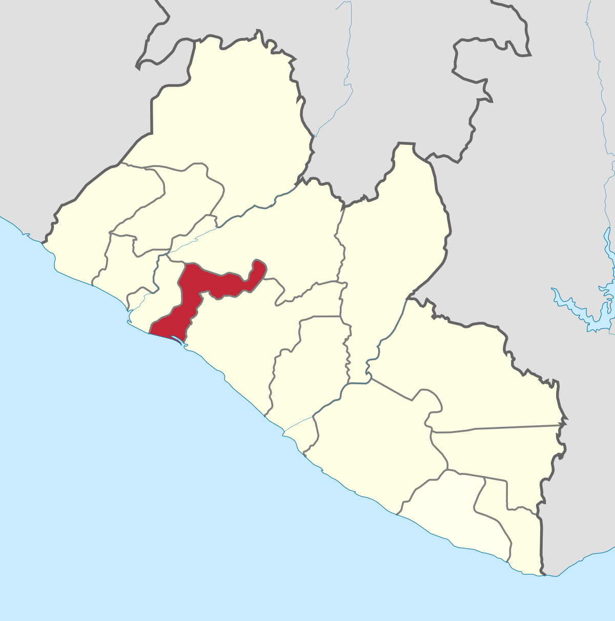 MARGIBI COUNTY MAP